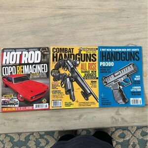 Set of Three Car and Gun Magazines 2024 2023
